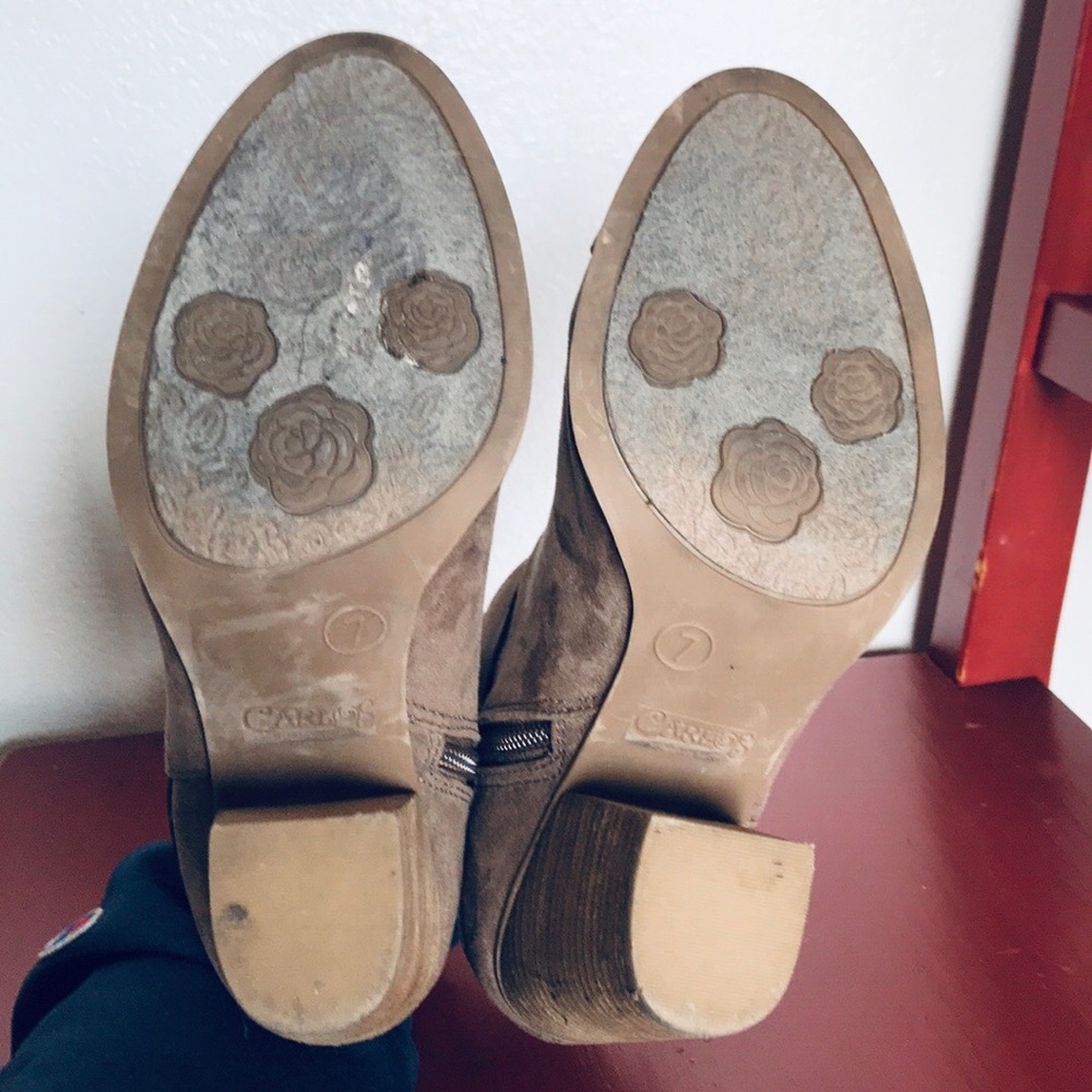 Carlos by Carlos Santana brown and tan ankle boots - Picture 6 of 8